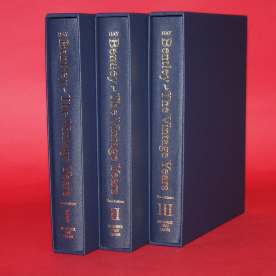 Bentley - The Vintage Years - Third Edition - 3 Volumes - Signed